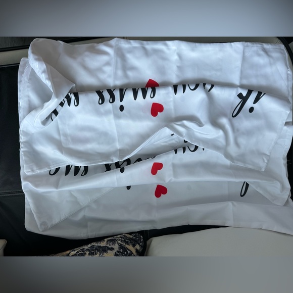 3 ❤️ white pillow cases size 50 x 70 cm double side print pattern. - Picture 6 of 9